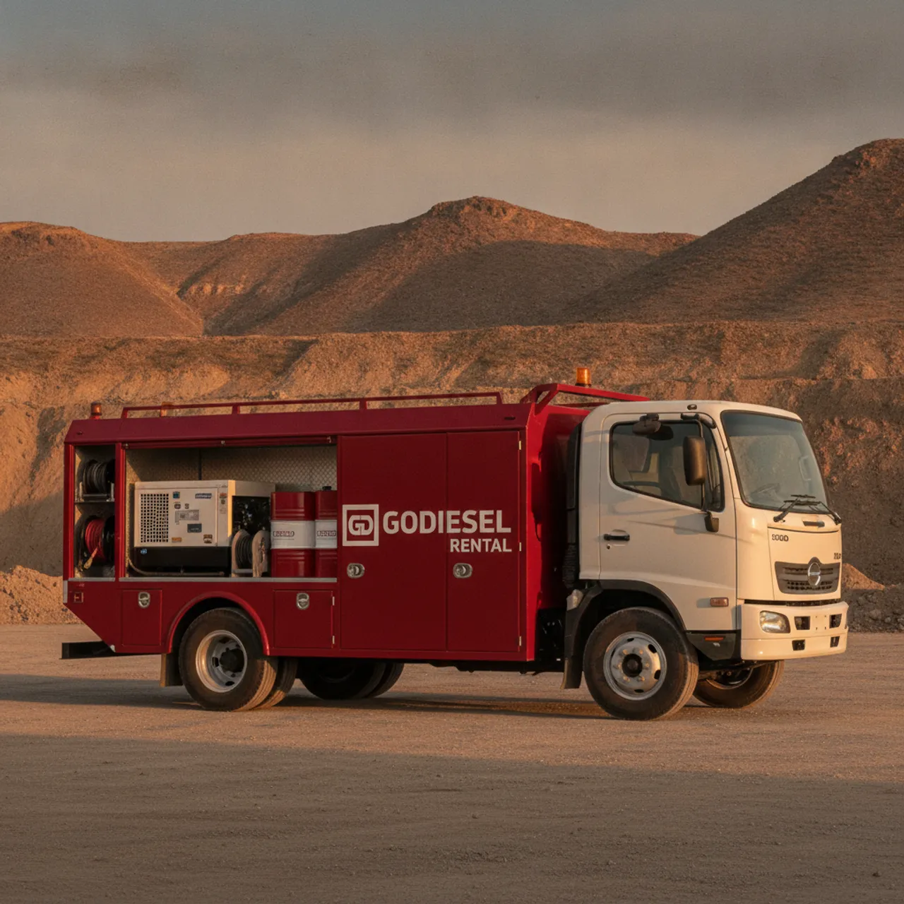 Hino XZU 816 Lubricador en arriendo — GoDiesel Rental