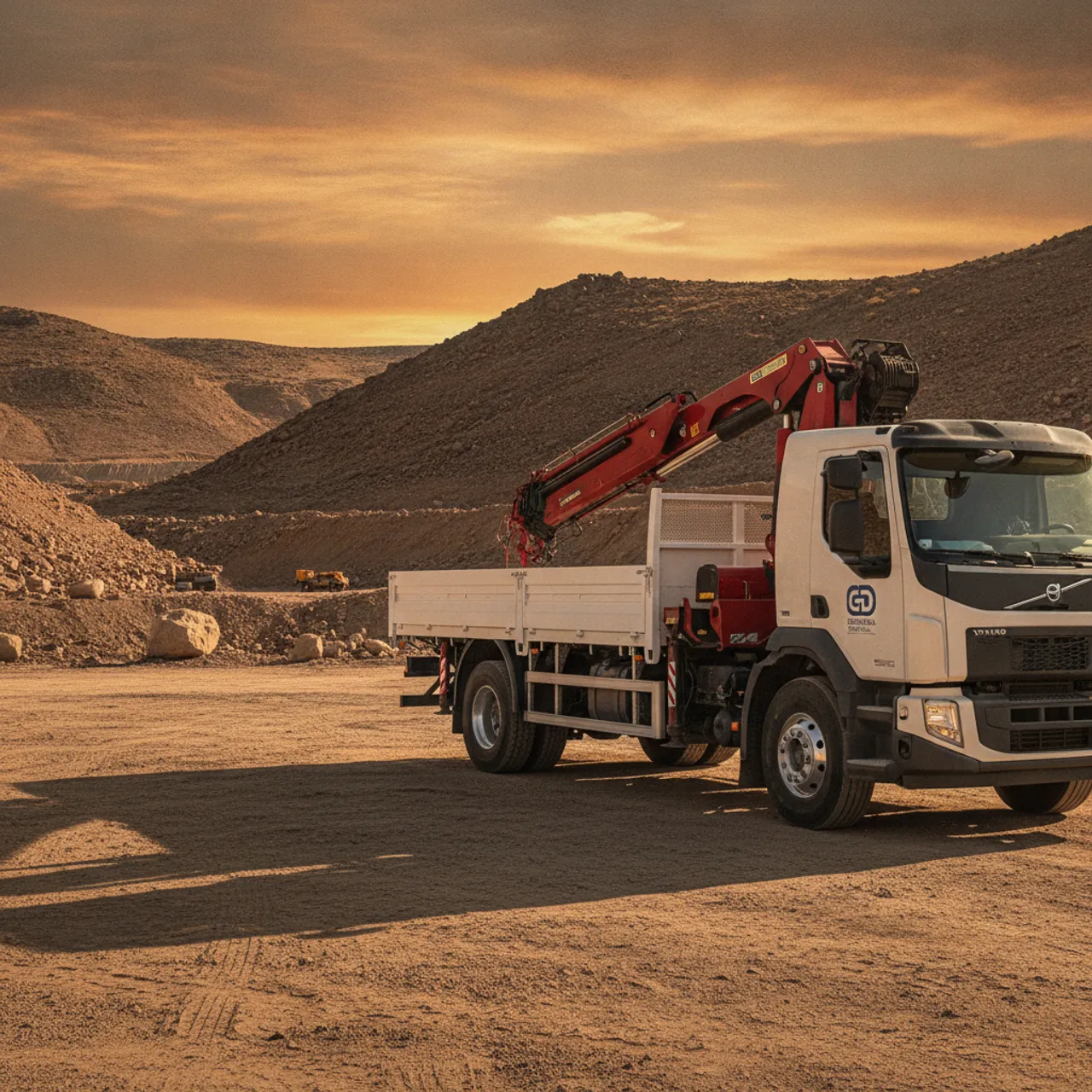 Volvo VM 350 Pluma en arriendo — GoDiesel Rental