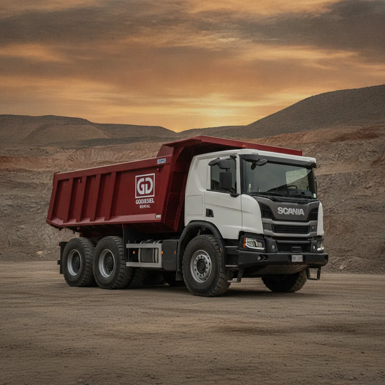 Scania B 10x4 en arriendo — GoDiesel Rental